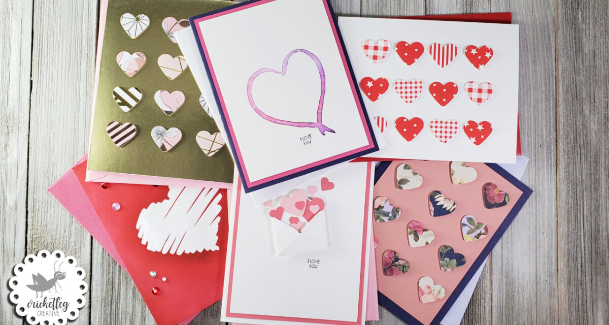4 Simple Valentine Card Designs